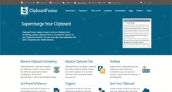 Desktop Screenshot of clipboardfusion.com